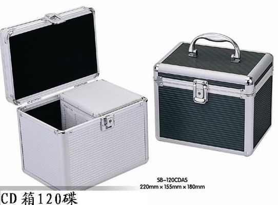 Коробки хранения КОМПАКТНОГО ДИСКА случаев облегченного серебряного хранения КОМПАКТНОГО ДИСКА и DVD для дома